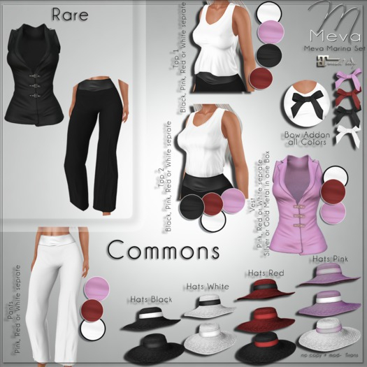 Meva Marina Pants Black Box RARE