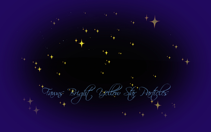 *•FaNtAsY FX Particles•*Fawns Bright Yellow Star Particles