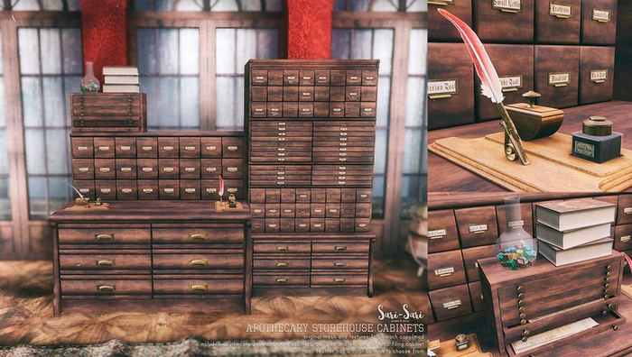 Sari-Sari - Apothecary Storehouse Cabinets
