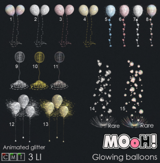 15. MOoH! Bubble plant rainbow 3LI RARE