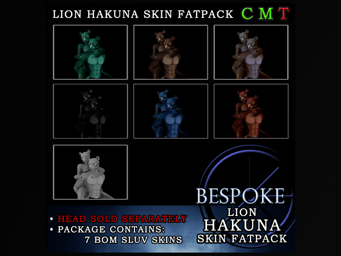 BeSpoke - Lion Hakuna - Skin FatPack 
