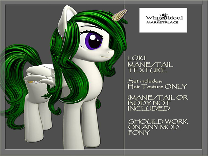Loki Mane/Tail  Hair Texture