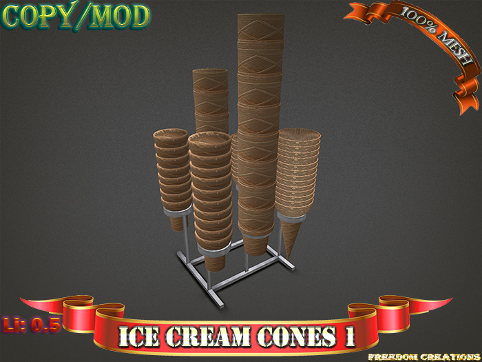 Ice cream cones 1-Freedom creations