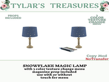 .:TT:.  SNOWFLAKE MAGIC LAMP  add me