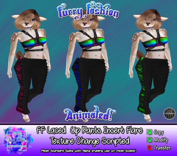 ~FF~ LacedUp Pants Strap Tech