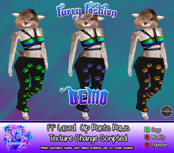 ~FF~ LacedUp Pants Strap Tech