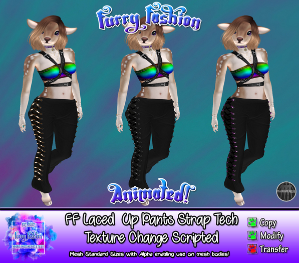 ~FF~ LacedUp Pants Strap Tech