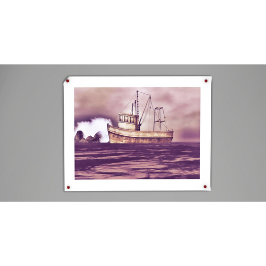 Hitting Shore - Pinned wall poster