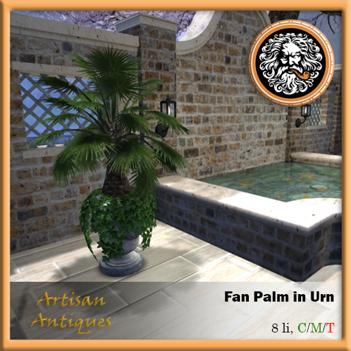 Fan Palm in Urn