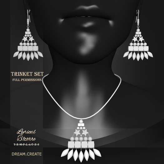 !Lyrical B!zarre Templates! - Trinket Set MESH DAE Version