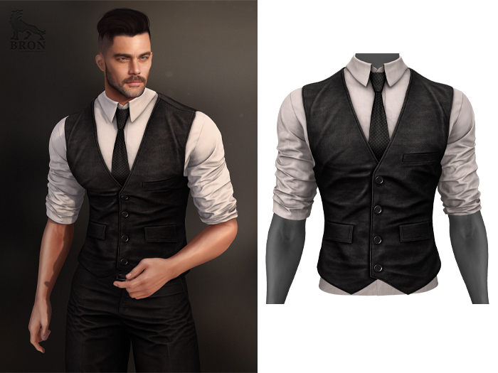 BRON - Adrian Vest - Charcoal 