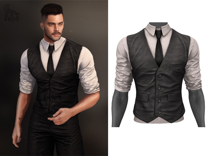 BRON - Adrian Vest - Gray