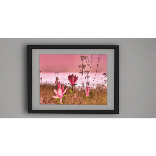 Shore in Bloom Framed