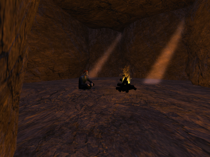 Little cave Desertstone rock (materials)