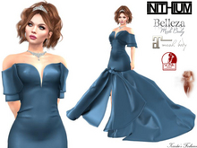 Blue Silk Majestic Gown