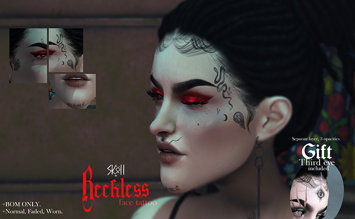 Sköll - Reckless face tattoo 