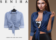 Seniha. Nelly Shirt // Sky
