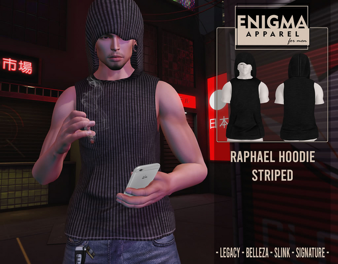 [EN] Raphael Hoodie Striped