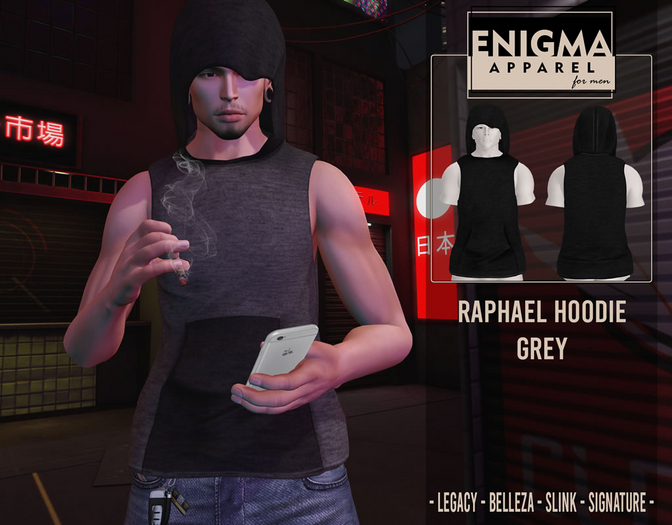 [EN] Raphael Hoodie Grey