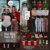 8. -Sorumin- Xmas Home Party SET -Black Pants- Maitreya