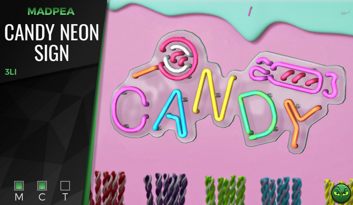 MadPea Candy Neon Sign