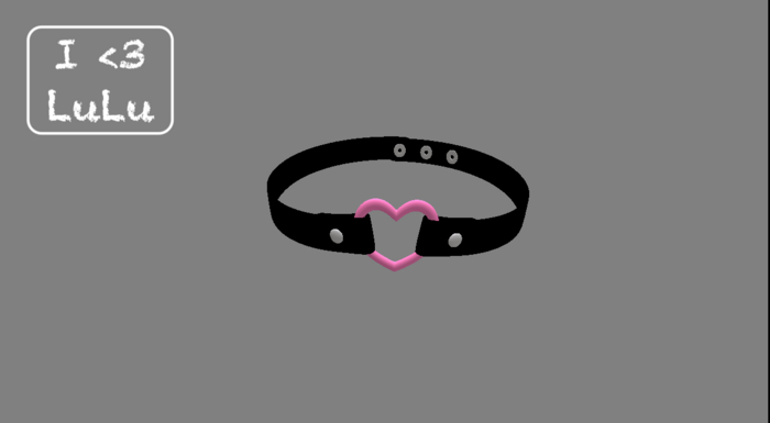Full Perm Heart Choker