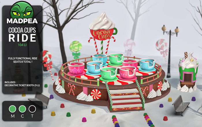 MadPea Cocoa Cups Ride