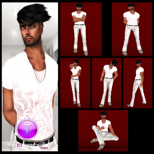 T- Thoranua Poses - Pack Men Red Model