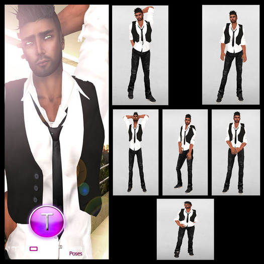 T- Thoranua Poses - Pack Men Sexy Model