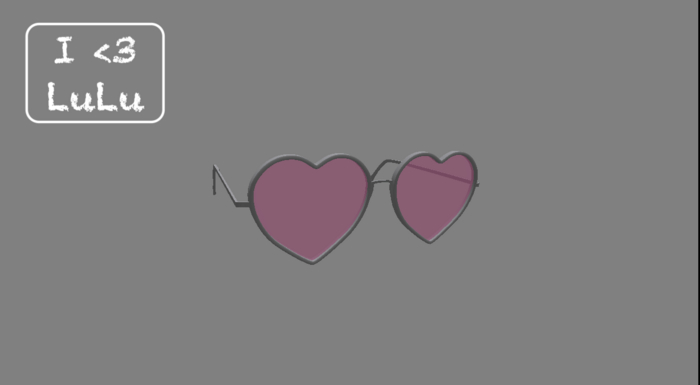 Full Perm Heart Glasses