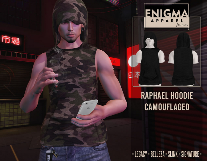 [EN] Raphael Hoodie Camouflaged