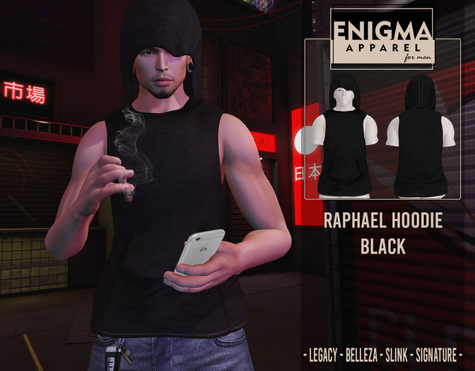 [EN] Raphael Hoodie Black