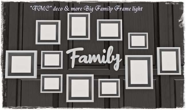 ~TMC~ Family Frame Big white