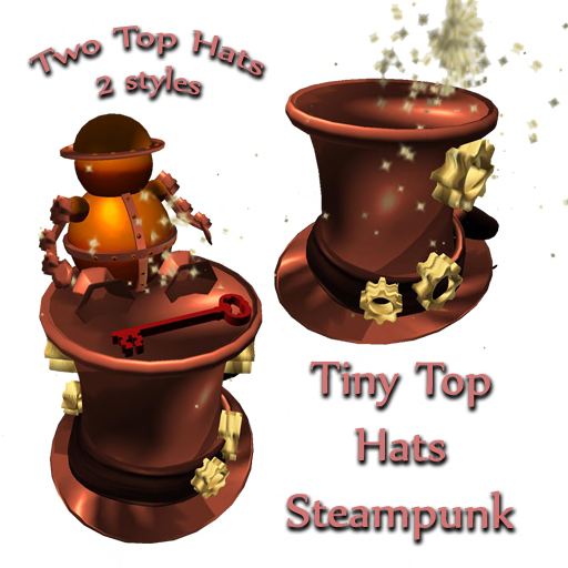 Tiny Top Hats STEAMPUNK (2) boxed