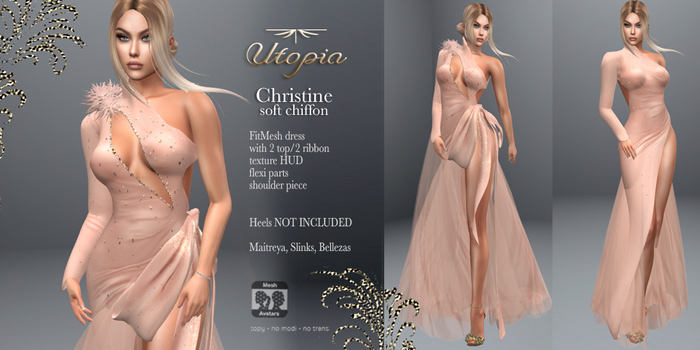 Utopia Christine soft chiffon