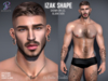 Izak Mens Shape for Lelutka Alain 3.1 by Boscato Male Shapes