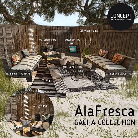 08. Concept} AlaFresca. Chair I - PG - RARE