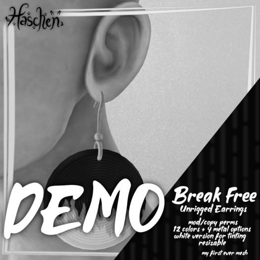 [Haschen] Break Free Earrings - DEMO