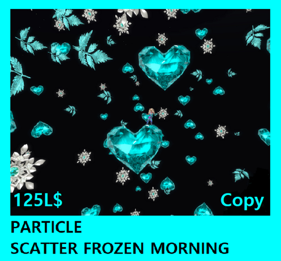 PARTICLE SCATTER FROZEN MORNING 