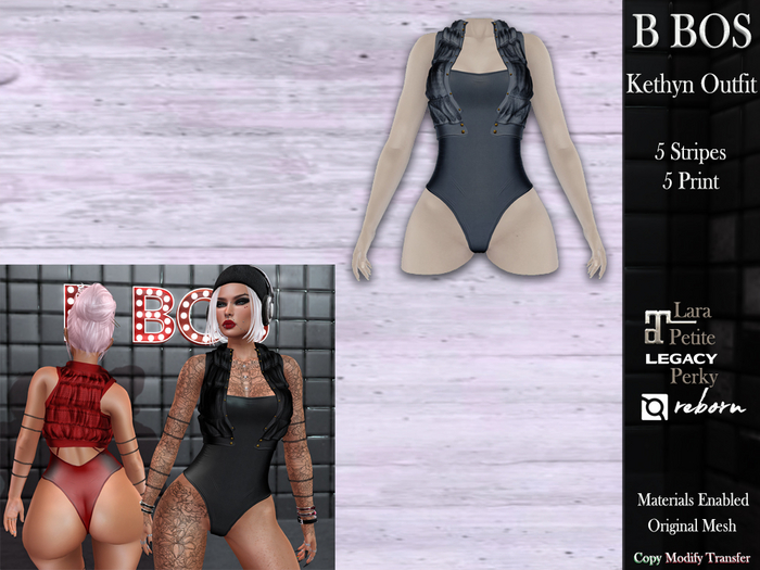 B BOS - Kethyn Outfit - Print Blue (Add me)