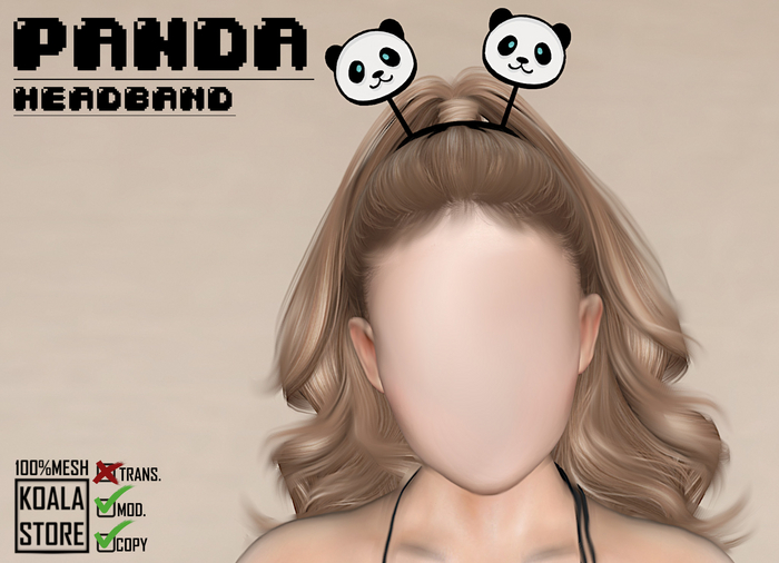 // KOALA STORE // Panda Headband