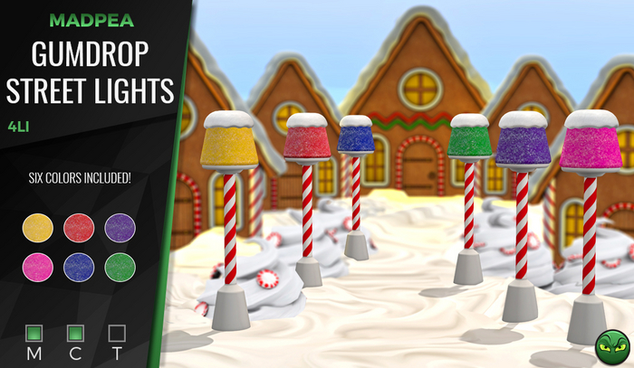 MadPea Gumdrop Street Lights