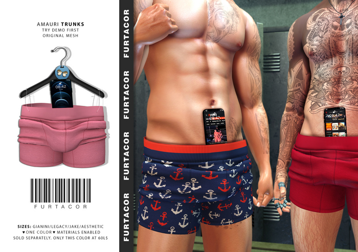 :::FurtaCor:::Amauri Trunks::PINK
