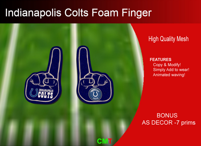  Indianapolis Colts Foam Finger