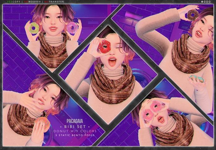 Pacagaia Poses - Bibi Set {Bento Poses} (ADD)
