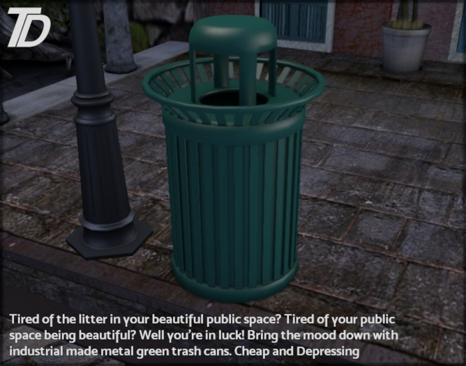 public trash can