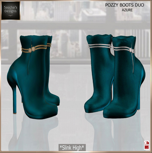SAS - Pozzy Azure Boots DuoPack (Slink High) 