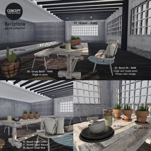 Concept} *01. Barcelona Skybox - RARE