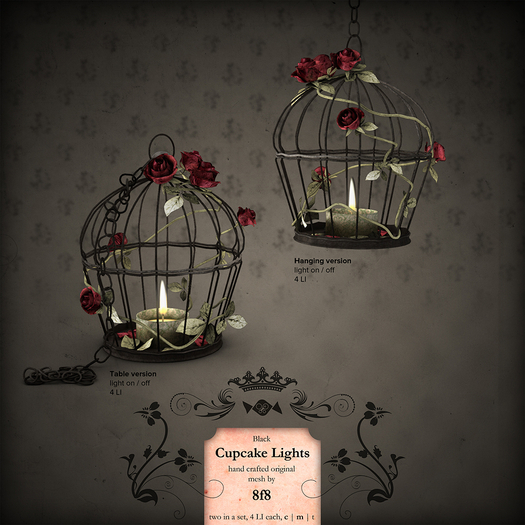 8f8 - Cupcake Light - *Black* 