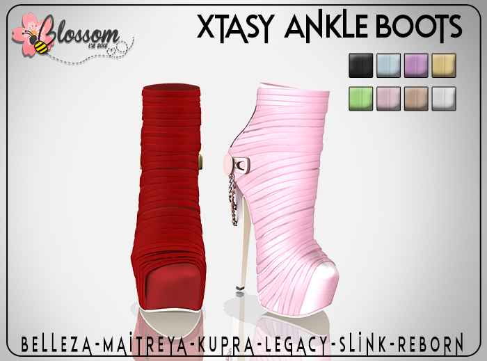 ::BLOSSOM: Xtasy Ankle Boots [FATPACK]